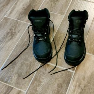 HYTEST safety boots size 10.5;no box; like new--I think wore one day